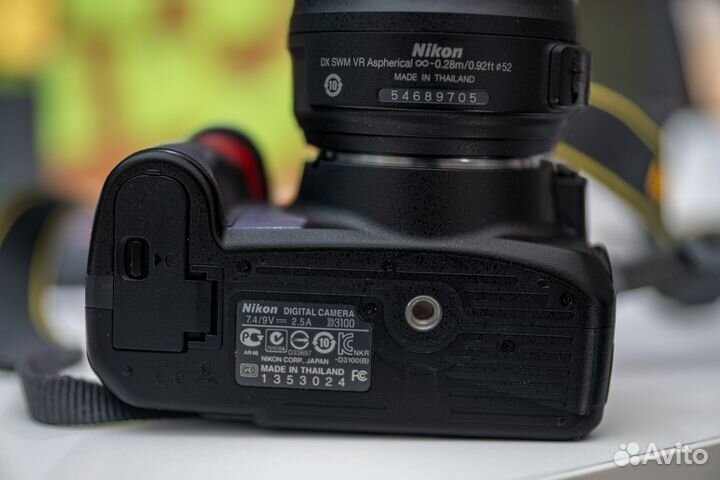 Фотоаппарат Nikon D3100 с объективом 18-55 mm