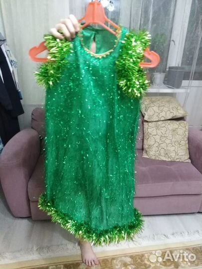 Карнавальный костюм для девочки 110 116 Елочка