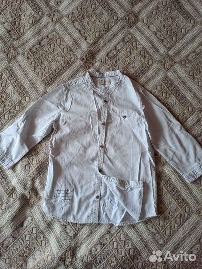 Рубашка zara для мальчика