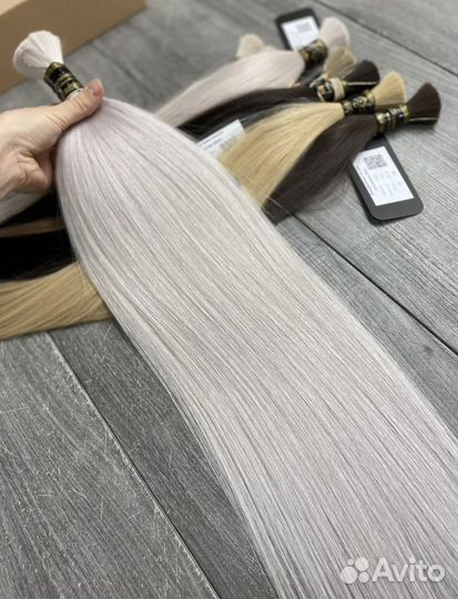 Натуральные волосы для наращивания класса люкс