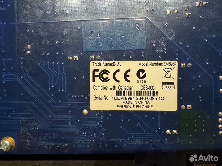 Звуковая карта Creative E-MU 0404 PCIe