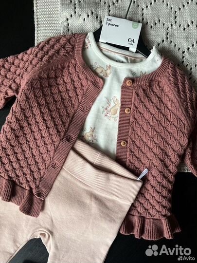 Комплект на девочку С&А 62 68 74