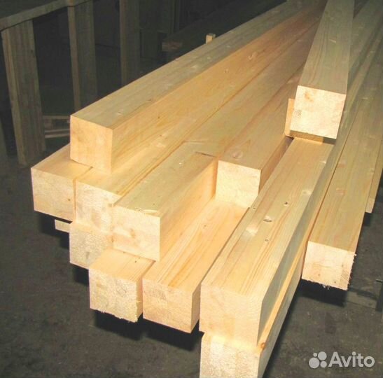 Производство бруса из лиственницы 100х200мм
