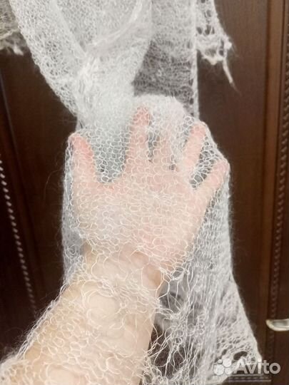 Новый платок паутинка козий пух