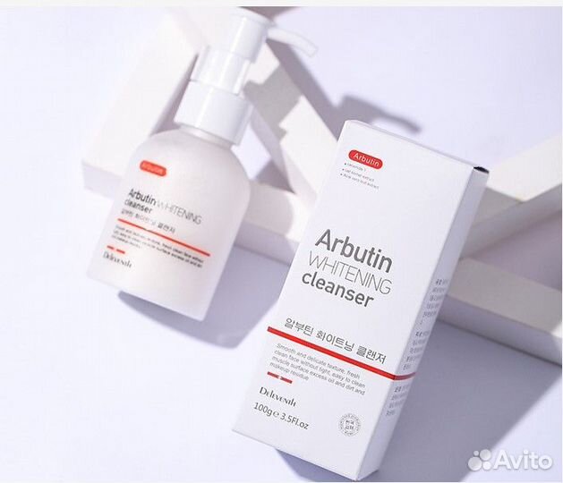 Отбеливающий мусс для умывания с арбутином, Корея