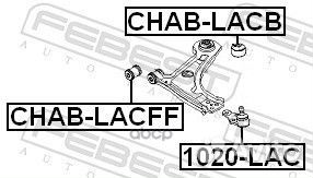 Опора шаровая chevrolet lacetti 03- нижн.лев/пр