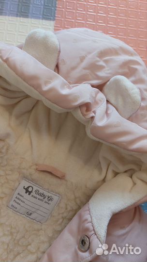 Зимний комбинезон для девочки