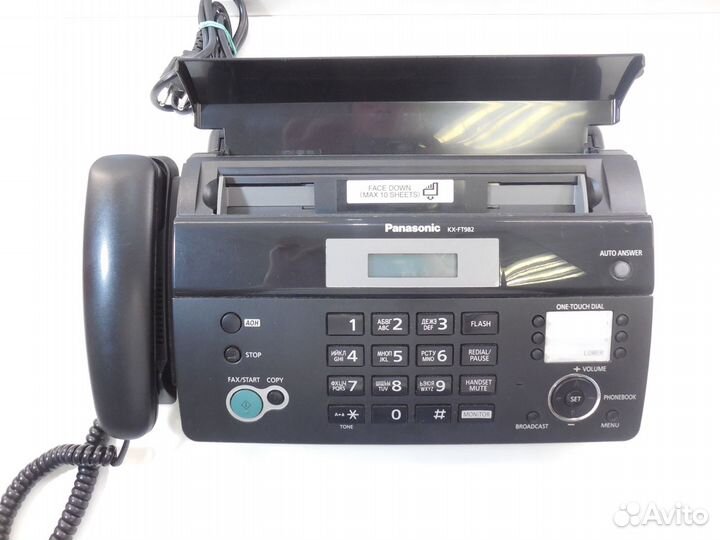 Телефон факс Panasonic KX-FT982