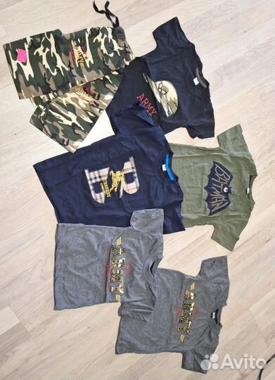 Футболки на мальчика, новые 80-92