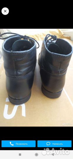 Ботинки женские, 39 размер натуральная кожа