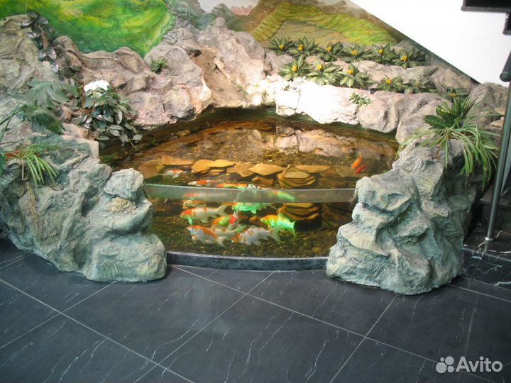 Оформление и обслуживание аквариумов и прудов