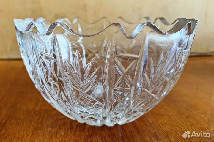 Хрусталь СССР. Ваза, салатники, менажница