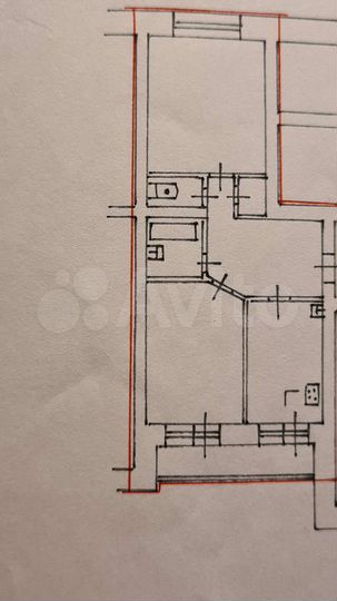 2-к. квартира, 66,4 м², 2/5 эт.