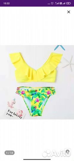 Купальник для девочки новый