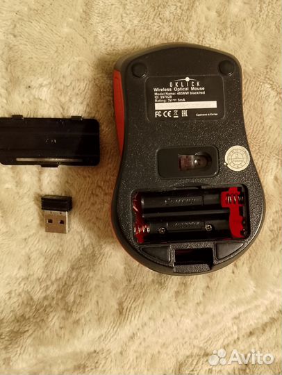 Беспроводная мышь на батарейках