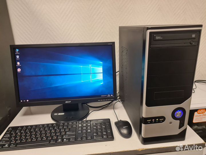 Компьютер на Core I5 с монитором Acer20