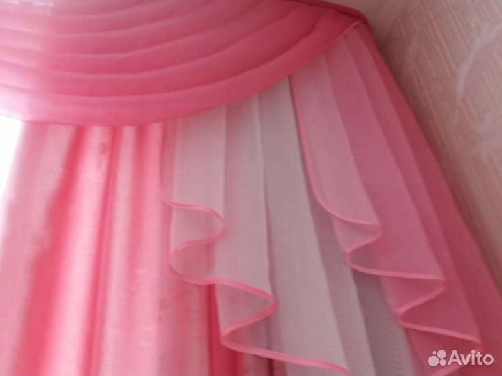 Ламбрекен розовый