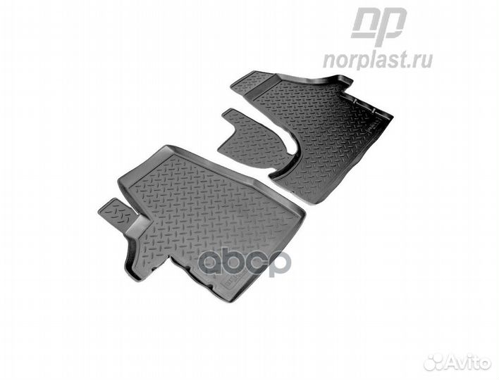 Коврики в салон полиуретан norplast VW T5 03, P