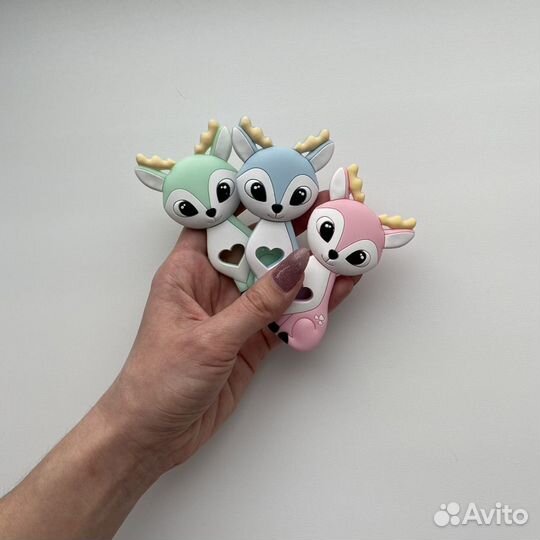 Силиконовый грызунок прорезыватель