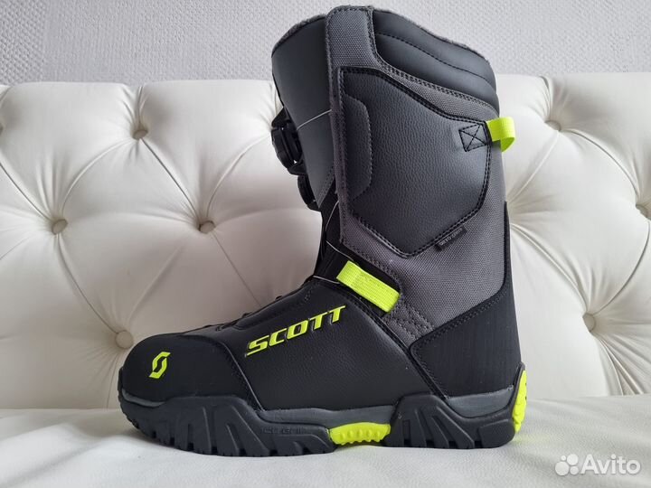 Мотоботы снегоходные scott X-Trax Evo yellow neon