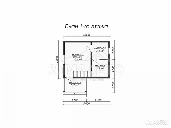 Баня каркасная под ключ