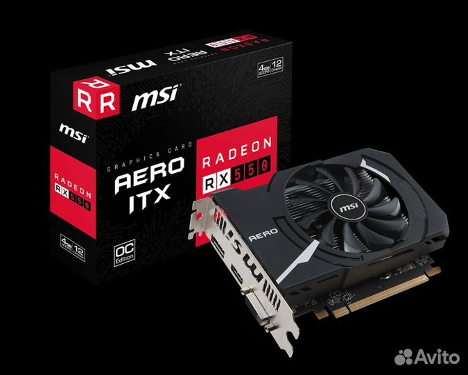Видеокарта Rx550 4gb