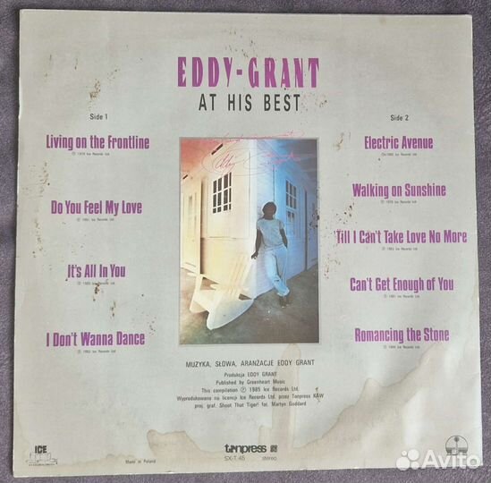 Виниловая плитка Eddy Grant (AT HIS best)