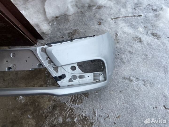 Бампер передний Лада Веста серебро