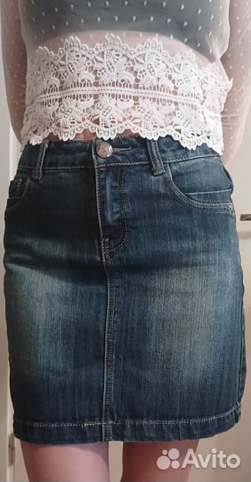 Джинсовая юбка