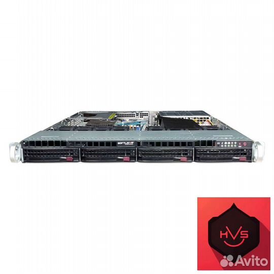 Сервер Supermicro 819 4LFF 2xE5-2680v4 1536GB