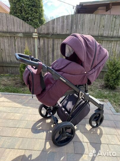 Коляска Адамекс 3 в 1 люлька, прогулка и автокре