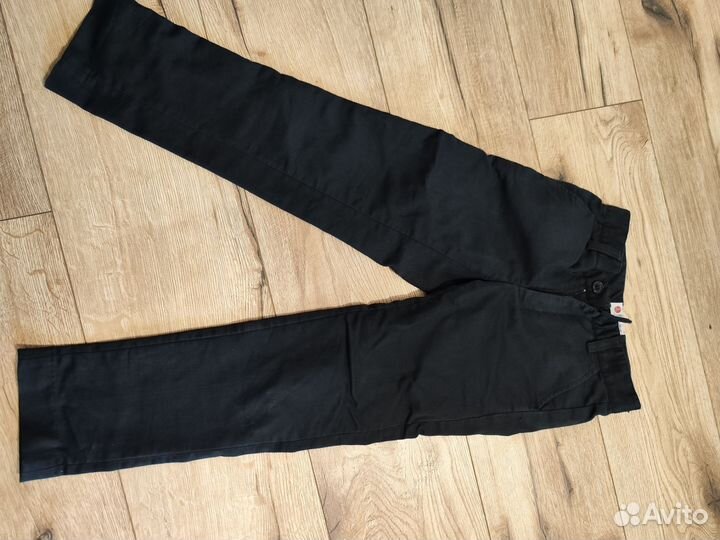 Брюки button blue 128