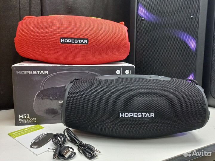 Колонка Hopestar 55 ватт блютуз 3D звучание