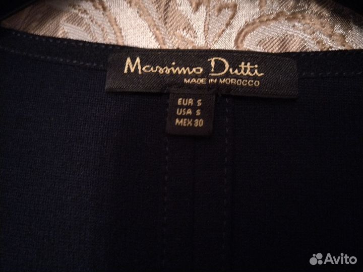 Massimo Dutti платье черное S