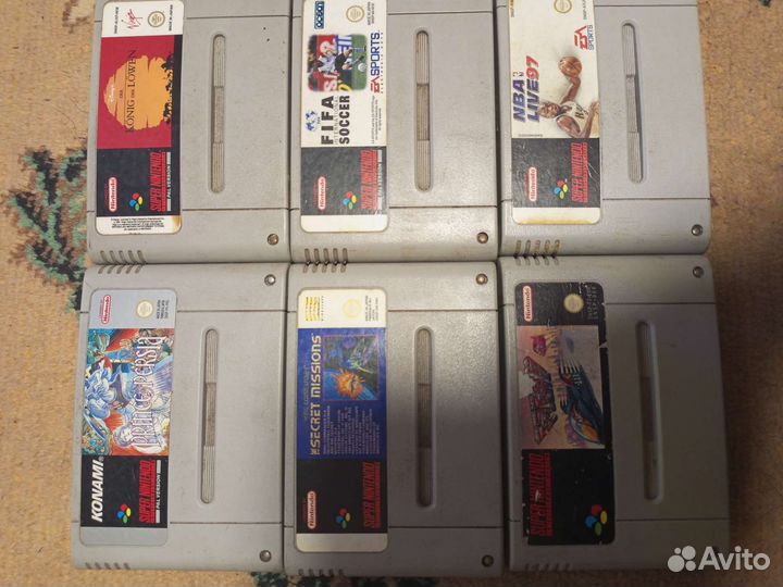 Кадриджи для super nintendo