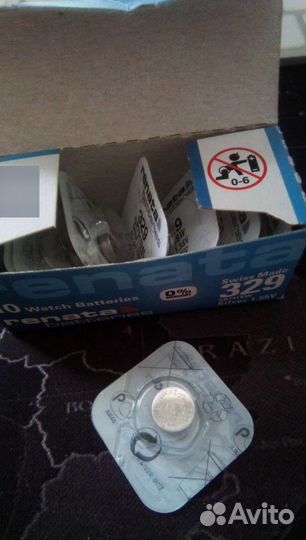 Батарейки для часов / Renata 329