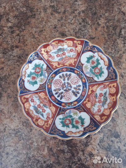 Коллекционная тарелка Имари (Япония)