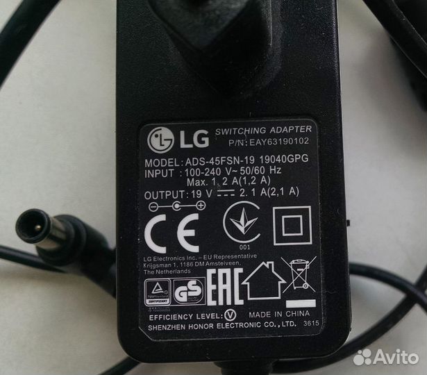 Сетевой адаптер Tеле LG 32 LF 510 U \ Блок питания