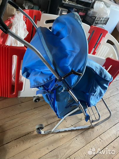 Отдам санки и коляску