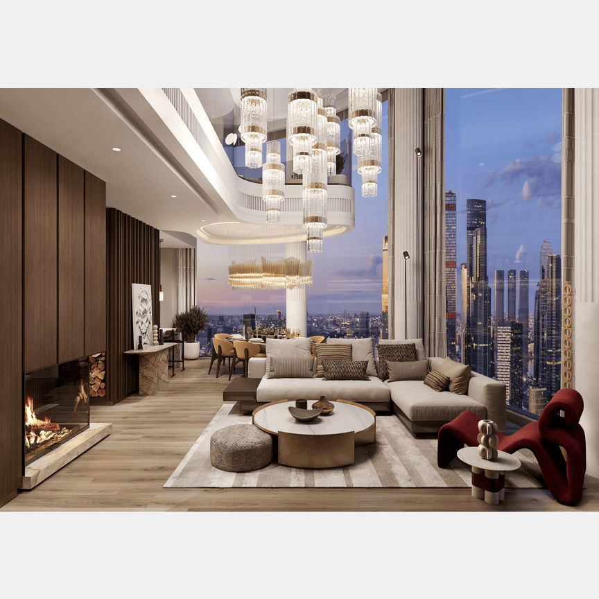 2-к. квартира, 62,1 м², 23/46 эт.