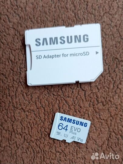 Карта памяти microSD UHS-I Samsung EVO Plus 64Gb