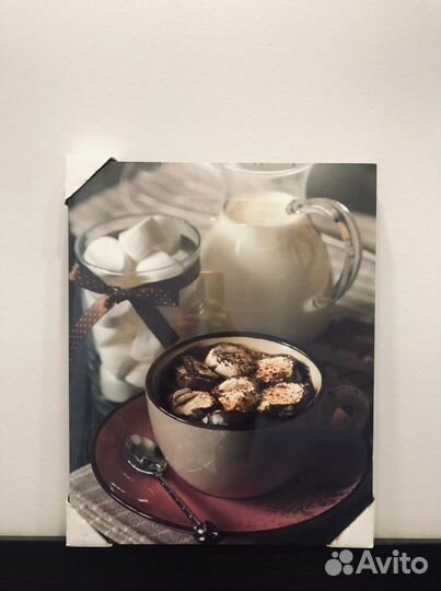 Декобокс постер «Горячий шоколад» 40*50 новый