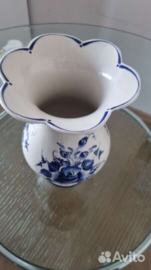 Ваза для цветов Гжель