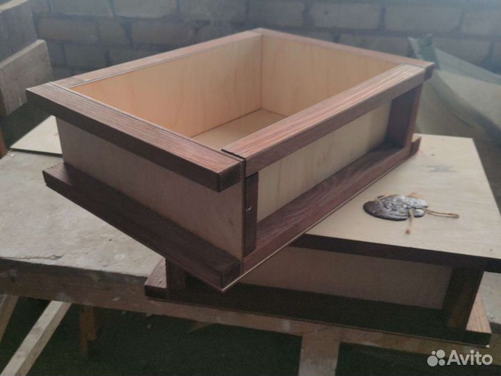 Ящик деревянный подарочный