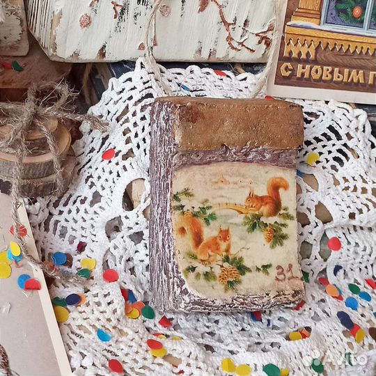 Календарь отрывной СССР, елочная игрушка