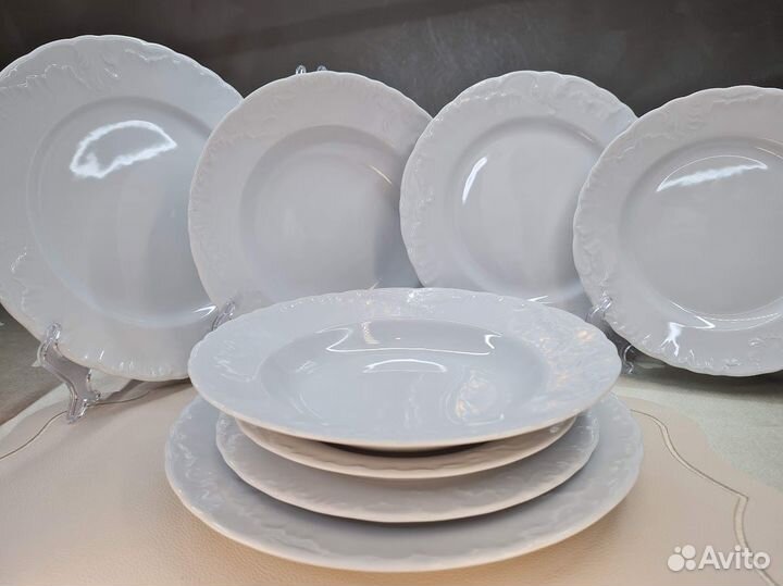 Тарелки десертн, закусочн, супов, обеденн. Cmielow