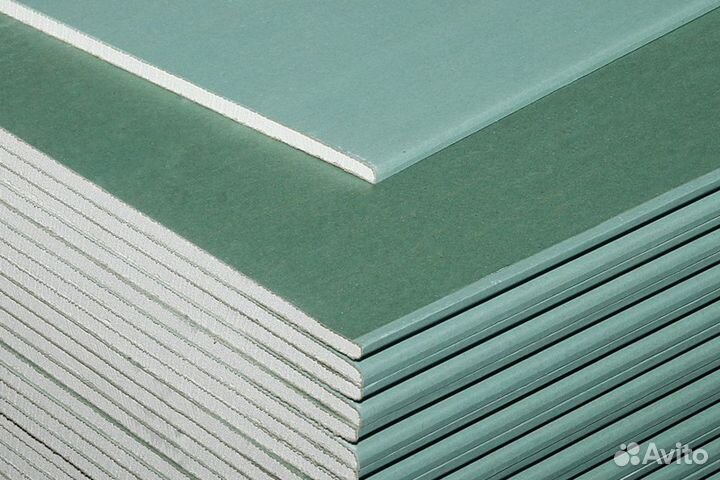 Гипсокартон Лист гклв Кнауф 2500х1200х9,5