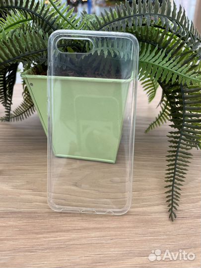 Чехол силиконовый прозрачный на Huawei Honor 10