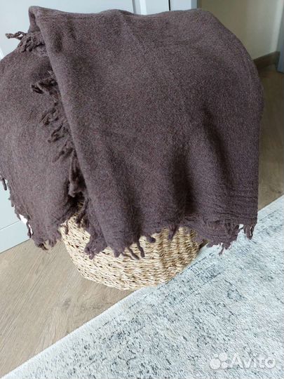 Плед шерсть новый