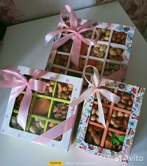 Подарочный набор орехи, сухофрукты